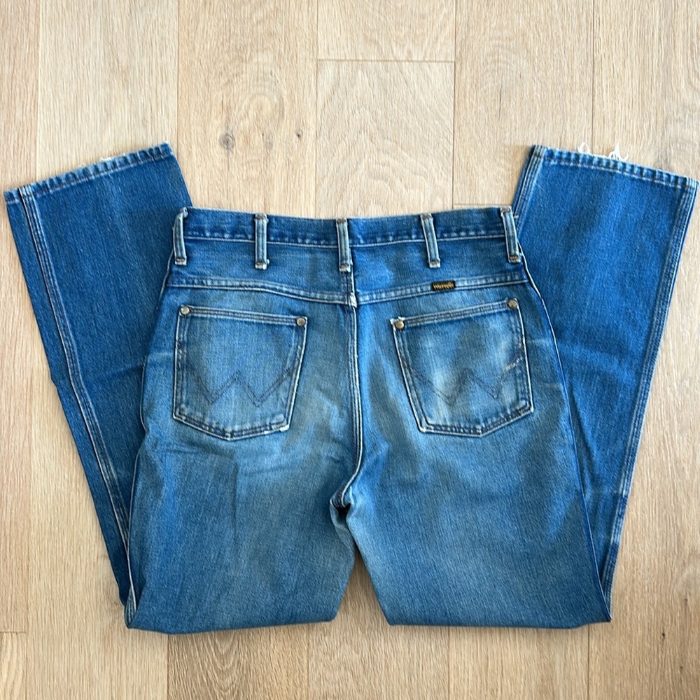 Vintage Wrangler Jeans- W 33 Straight Leg - Picture 4 of 8